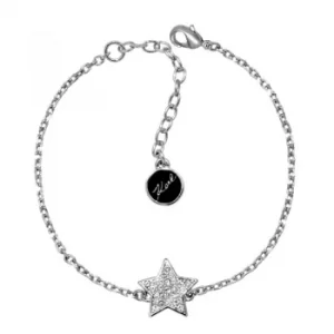 Ladies Karl Lagerfeld Silver Plated Star Bracelet