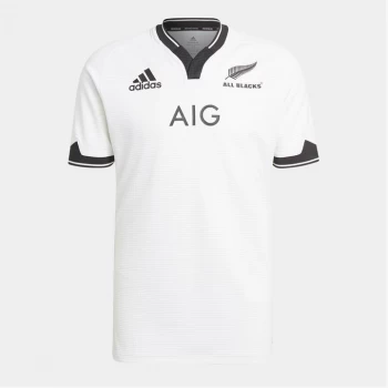 adidas New Zealand Rugby Away Shirt 2021 - White/Black