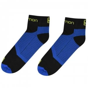 Salomon X Scream 2 Pack Mens Running Socks - Black/Blue