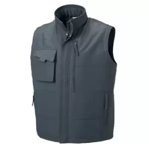 Russell Mens Workwear Gilet Jacket (XL) (Convoy Grey)