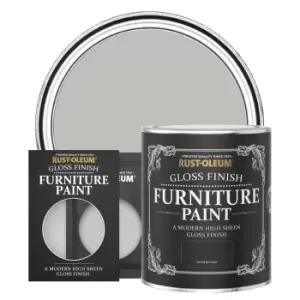 Rust-Oleum Gloss Furniture & Trim Paint - FLINT - 750ml