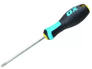 OX Tools OX-P362510 Pro Phillips Screwdriver PH2 x 100mm