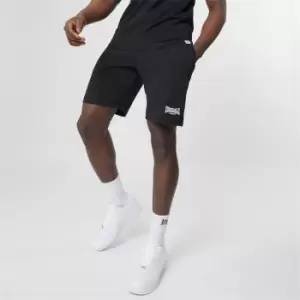 Lonsdale Jersey Lounge Shorts - Black