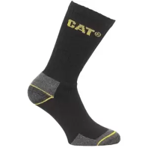 Caterpillar Crew Work Sock 3 Pair Pack Black