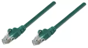 Network Patch Cable - Cat5e - 3m - Green - CCA - U/UTP - PVC - RJ45 - Gold Plated Contacts - Snagless - Booted - Polybag - 3m - Cat5e - U/UTP (UTP) -