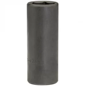 Draper 24mm 1/2" Sq. Dr. Deep Impact Socket (Sold Loose)