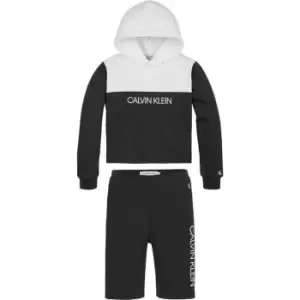 Calvin Klein Jeans Colour Block Hoodie Cycle Set - Black