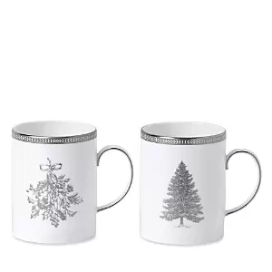 Wedgwood Winter White Mug, Set of 2