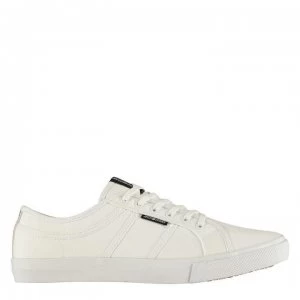 Jack and Jones Ross Mens Canvas Trainers - Bright White