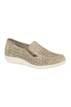 Perforated Slip On Shoes