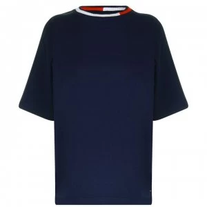 Tommy Bodywear Contrast Crew Neck T Shirt - Navy Blazer