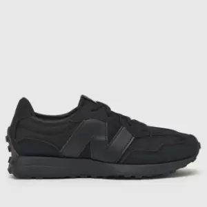 New Balance Black 327 Youth Trainers