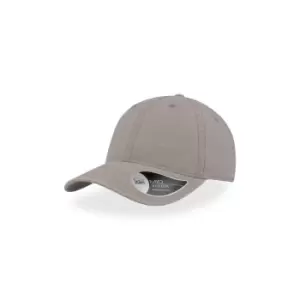 Atlantis Groovy Canvas 6 Panel Cap (One Size) (Grey)