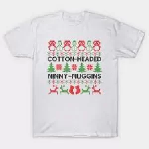 Elf Ninny Muggins Sweatshirt - White - L