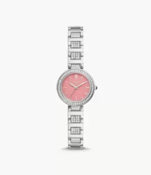 Fossil Women Karli Mini Three-Hand Stainless Steel Watch