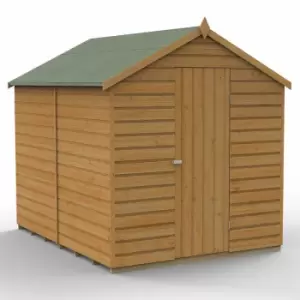 8' x 6' Forest Shiplap Dip Treated Windowless Apex Wooden Shed (2.42m x 1.99m)