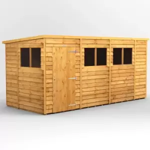 14X6 Power Overlap Pent Shed