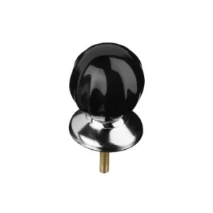 Retro Style Black Ceramic Drawer Knobs