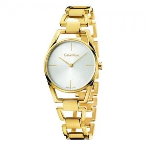 Calvin Klein Ladies Dainty Gold Plated Watch - K7L23546