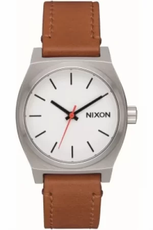 Unisex Nixon The Medium Time Teller Leather Watch A1172-2312