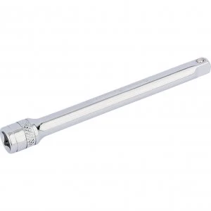 Draper 1/4" Drive Polished Chrome Socket Extension Bar 1/4" 100mm