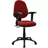 Nautilus Designs Office Chair Bcf/P505/Rd/Adt Fabric Red Black