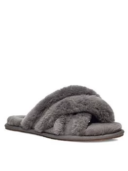 UGG Scuffita Slipper - Charcoal , Charcoal, Size 6, Women