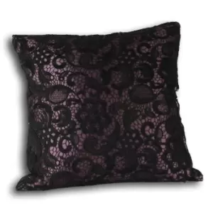 Riva Home Macrame Cushion Cover (30x50cm) (Amethyst)