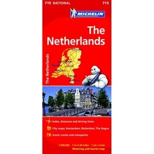 The Netherlands - Michelin National Map 715 Map Sheet map 2012