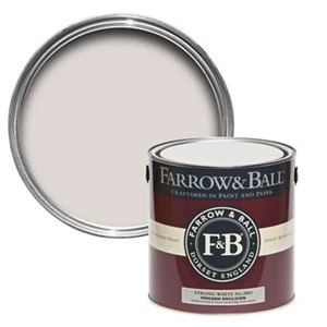 Farrow & Ball Modern Strong white No. 2001 Matt Emulsion Paint 2.5L