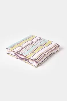 Cotton Osaka Green Stripes Floor Cushion