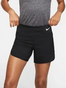 Nike Running Eclipse 5" Short - Black, Size XL, Women