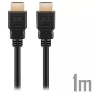 Goobay Ultra High Speed HDMI 2.1 8K Cable - 1m - Black