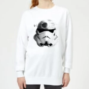 Star Wars Command Stromtrooper Death Star Womens Sweatshirt - White - 5XL