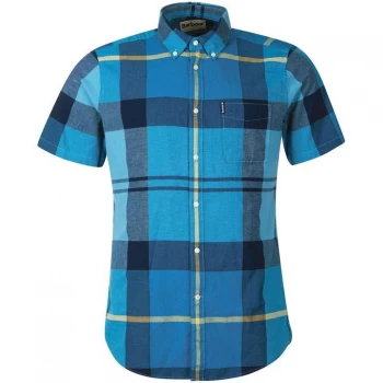 Barbour Douglas Short Sleeve Shirt - Aqua AQ51