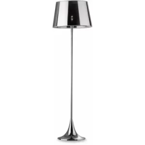 Chrome floor lamp LONDON CROMO 1 bulb