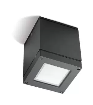 Afrodita 1 Light Outdoor Surface Mounted Ceiling Light Urban Grey IP54, E27