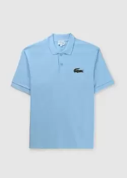 Lacoste Mens Large Croc Polo In Blue