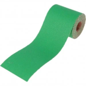 Faithfull Green Aluminium Oxide Sanding Roll 115mm 10m 80g