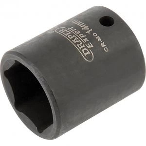 Draper Expert 1/4" Drive Hi Torq Hexagon Impact Socket Metric 1/4" 14mm