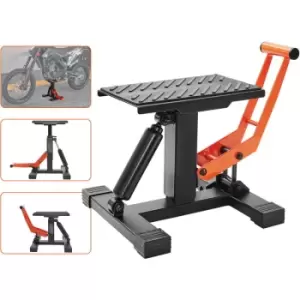 Dirt Bike Lift Stand, Motorcycle Jack Lift Stand 440 lbs Capacity and Hydraulic Lift Operation, Adjustable Height Hoist Table, for Dirt Pit Bike