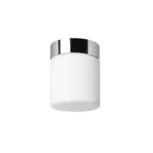 Petit Bathroom LED Flush Ceiling Light Chrome 650lm 3000K IP44