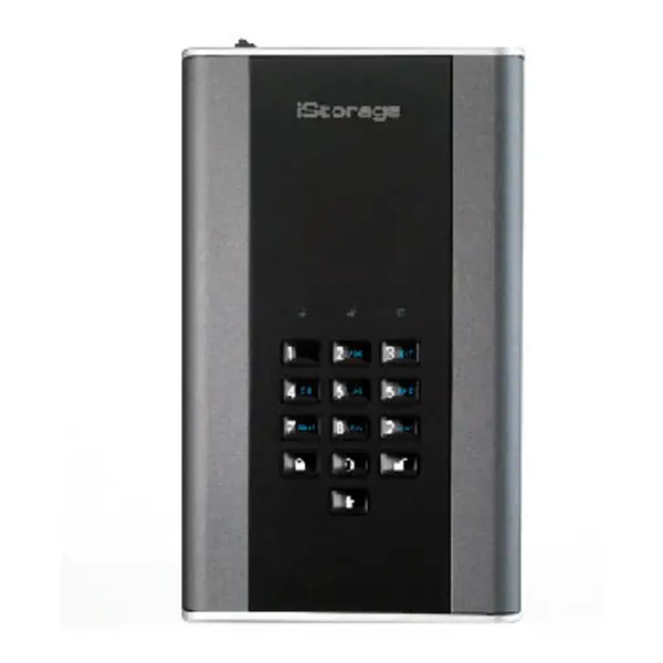 iStorage iStorage diskAshur DT2 256-bit 10TB USB 3.1 secure encrypted desktop hard drive IS-DT2-256-10000-C-G IS-DT2-256-10000-C-G