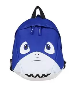 Regatta Kids Roary Blue Shark Backpack - Blue/White