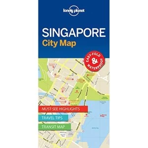 Lonely Planet Singapore City Map Sheet map, folded 2017