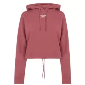 Reebok Cliffline Small Logo Hoodie Womens - Pink