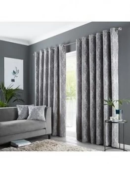 Damask Eyelet Curtains