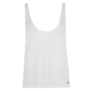 Jack Wills Chislet Lounge Tank Top - White