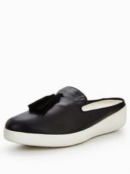 FitFlop Superskate Slip on Backless Mule Black Size 3 Women