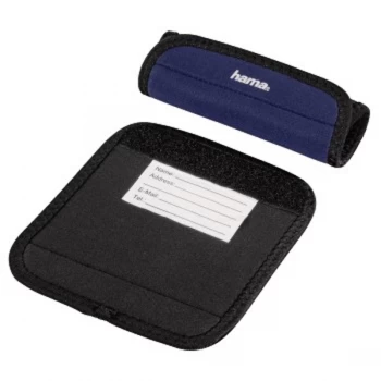 Hama - Luggage Handle Wrap, set of 2, dark-blue - Dark Blue - Neoprene (1 Accessories)